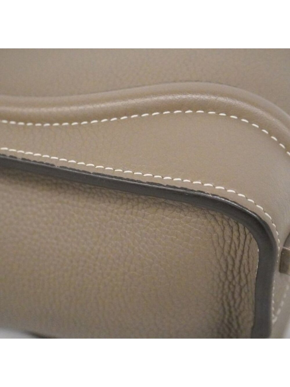 Celine Handbag Langue Leather Gray Silver - Picture 7 of 9